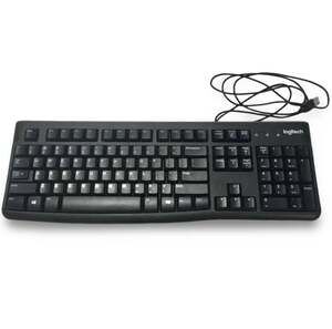 Logitech K120 USB Keyboard for PC - Black